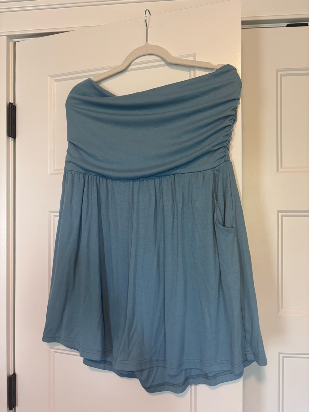 BTFBM Blue Tube Top Romper XXL